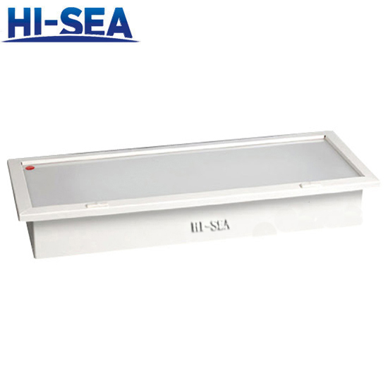 Fluorescent Ceiling Light with Emergency Bulb